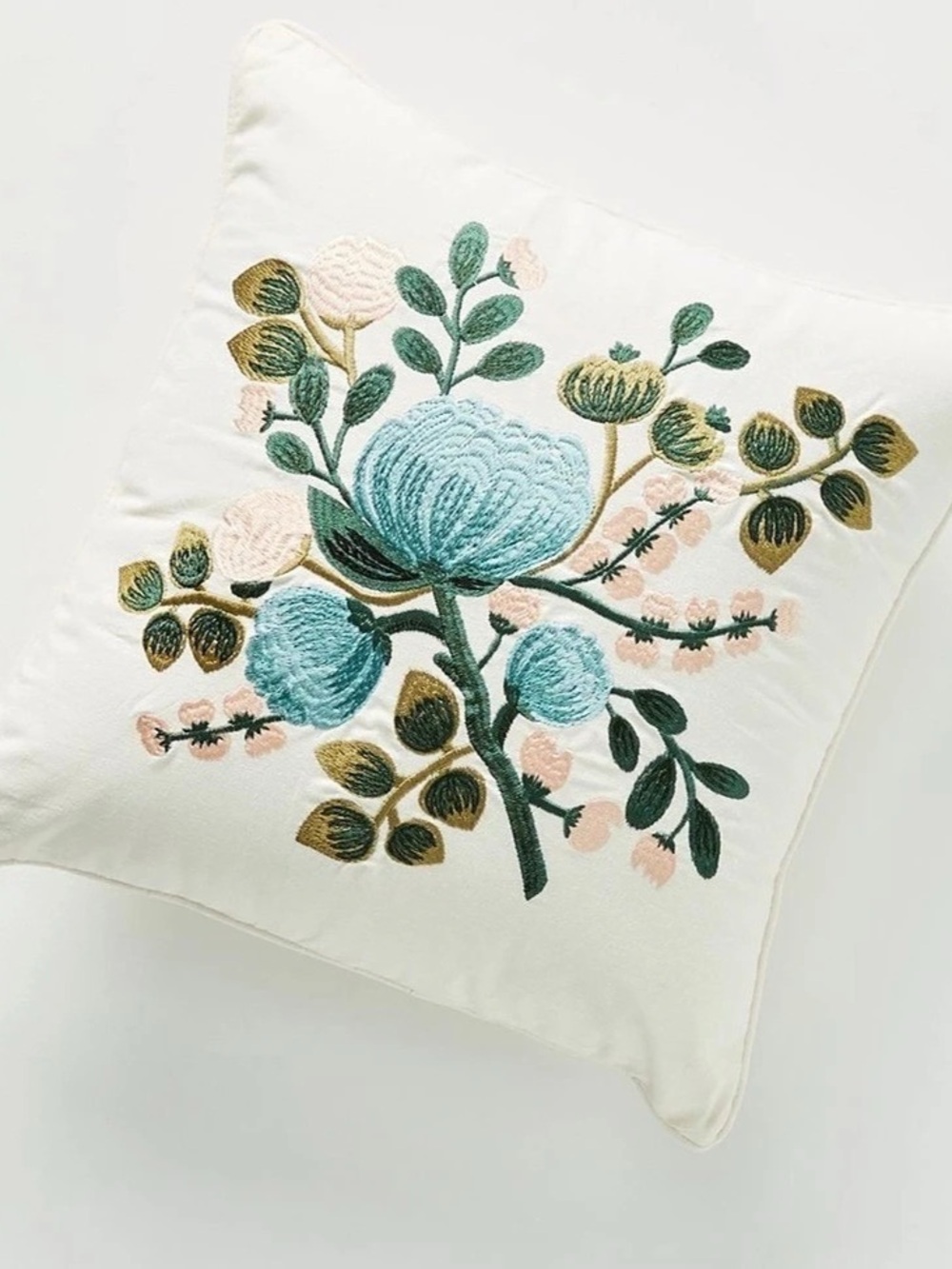 Rifle Paper Co. Bouquet.  Floral Accent Pillow Cover Only